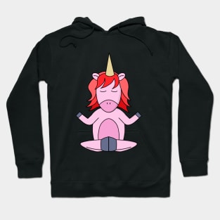 Unicorn meditating Hoodie